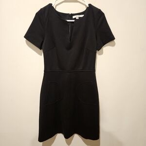 BODEN BLACK CAROLYN PONTE DRESS SIZE 6R